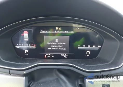 2025 Audi A5 Sportback Premium 45 Tfsi S Line Quattro S Tronic from USA, damaged, VIN WAUDACF52SA010462